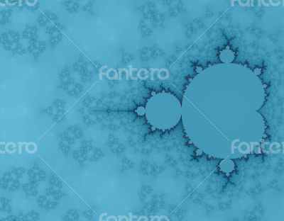 Fractal Blue Blossom
