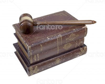 Legal Books and Gavel