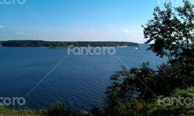 Great Russian river Volga