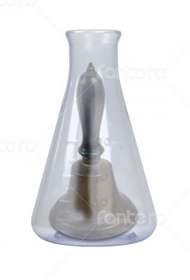 School Bell in a Glass Beaker