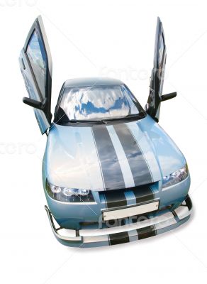 sports car isolated