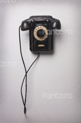 Old black phone