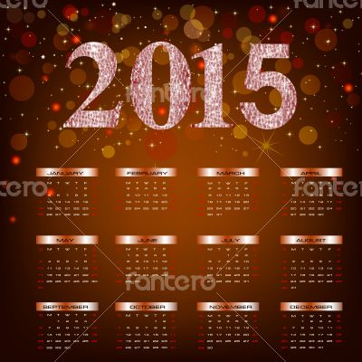 Vector Happy New Year - 2014 colorful background 