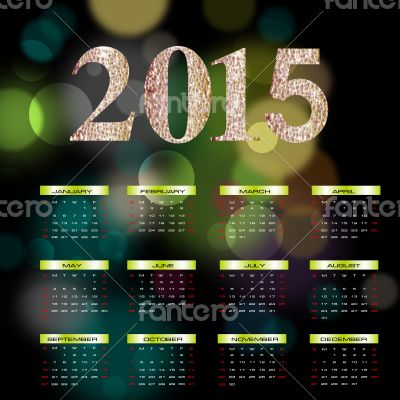 Vector Happy New Year - 2014 colorful background 