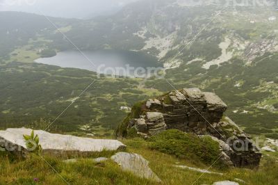 Mountains and mountain lakes in Bulgaria