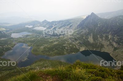 Mountains and mountain lakes in Bulgaria