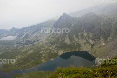 Mountains and mountain lakes in Bulgaria