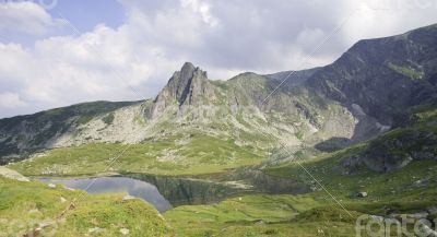 Mountains and mountain lakes in Bulgaria