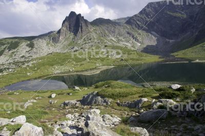 Mountains and mountain lakes in Bulgaria