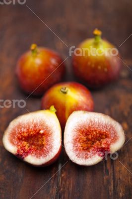 fresh figs over old wood