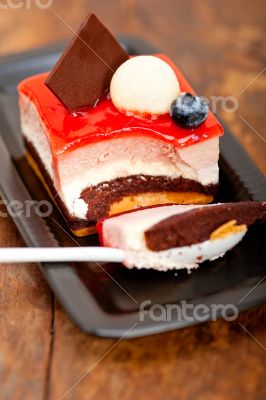 fresh strawberry yogurt mousse