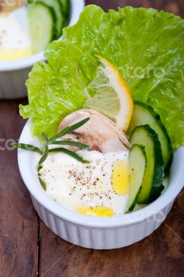 fresh garlic cheese dip salad