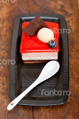fresh strawberry yogurt mousse