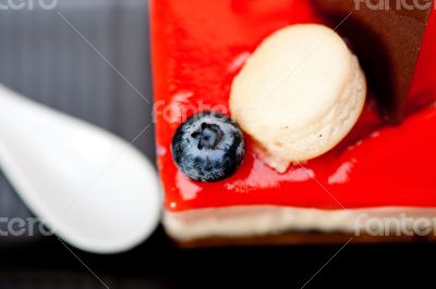 fresh strawberry yogurt mousse