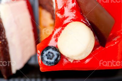 fresh strawberry yogurt mousse