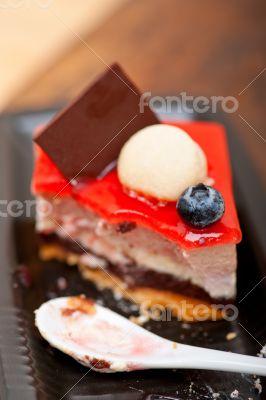 fresh strawberry yogurt mousse