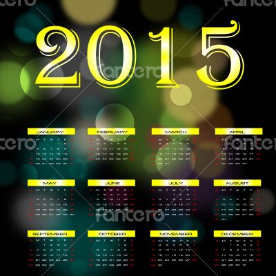 Vector Happy New Year - 2014 colorful background 