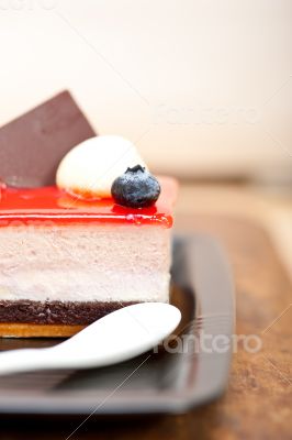 fresh strawberry yogurt mousse