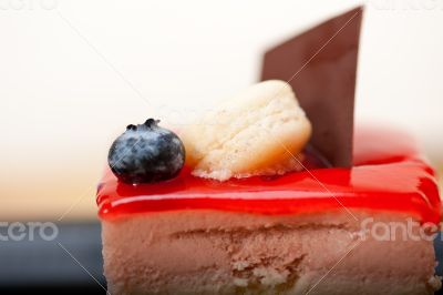 fresh strawberry yogurt mousse
