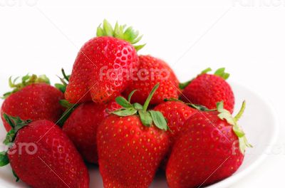 Strawberry isolated on white 