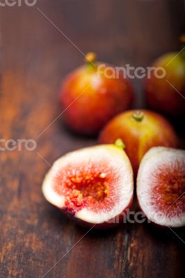 fresh figs over old wood