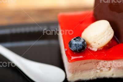fresh strawberry yogurt mousse