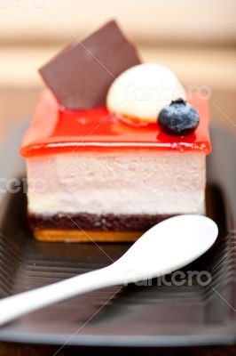 fresh strawberry yogurt mousse