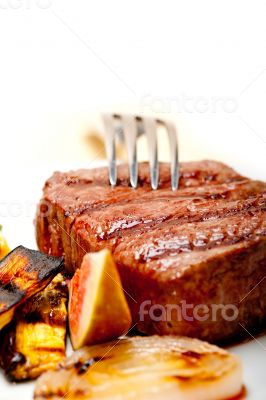 grilled beef filet mignon