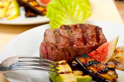 grilled beef filet mignon