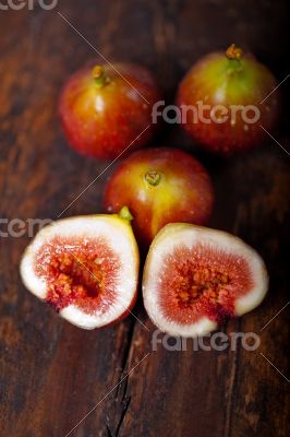 fresh figs over old wood