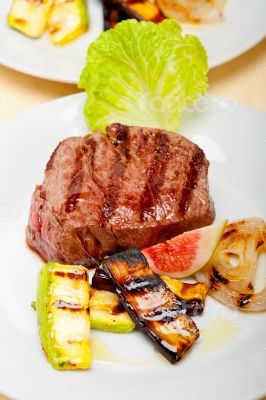 grilled beef filet mignon