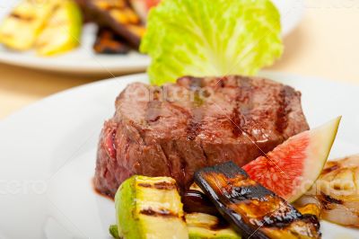 grilled beef filet mignon