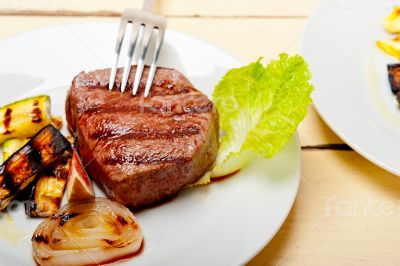 grilled beef filet mignon