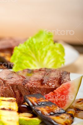 grilled beef filet mignon