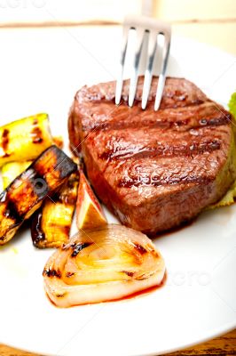 grilled beef filet mignon