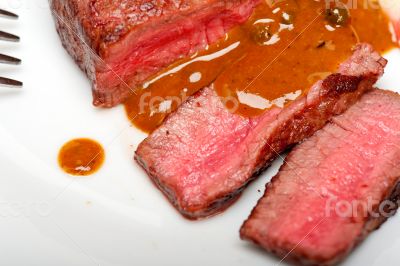 green peppercorn beef filet mignon