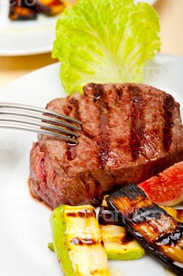 grilled beef filet mignon