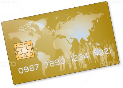 Gold credit card