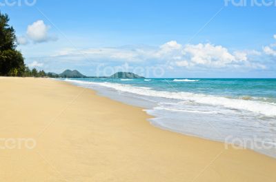 Beach and sea in Thailand
