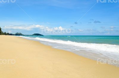 Beach and sea in Thailand