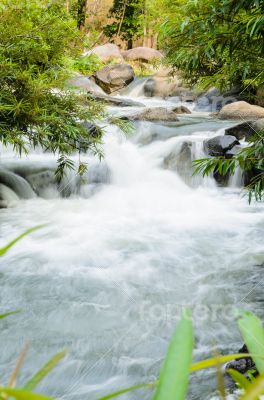 Waterfall on the mountain