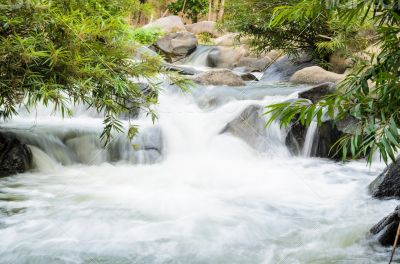 Waterfall on the mountain