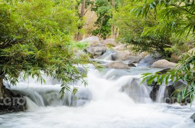 Waterfall on the mountain