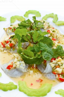 Fresh shrimp seafood