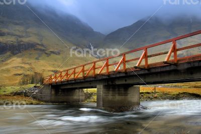 red Bridge in the Highlands