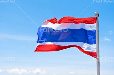 Flag of Thailand.