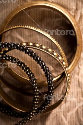golden vintage bracelets 
