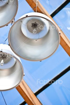 metal lamps
