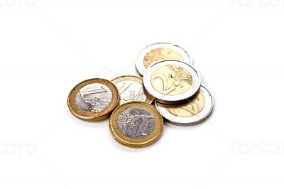 Euro coins 