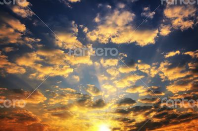 Abstract sky background